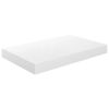 Floating Wall Shelves 2 pcs High Gloss White 15.7"x9.1"x1.5" MDF - White