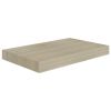Floating Wall Shelves 4 pcs Oak 15.7"x9.1"x1.5" MDF - Brown