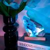Resin Ocean Lamp,Shark and Diver resin wood lamp, Ambient Night Light, Holiday Christmas Gifts - ship