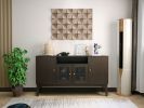 Sideboard Buffet Console Table, Media Cabinet with Adjustable Shelves - as Pic