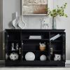 Sideboard Buffet Table with Doors - as Pic