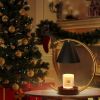Dimmable Candle Warmer Lamp Home Decor Wax Melts Warmer, Gifts for Women, Christmas Holiday Gifts - black