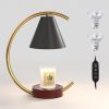 Dimmable Candle Warmer Lamp Home Decor Wax Melts Warmer, Gifts for Women, Christmas Holiday Gifts - black