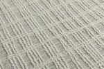 Abbey Latriss Ivory and Natural Wool Handwoven Area Rug - as Pic