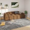 Modern Sofas Couches For Living Room, Comfy Couch With Extra Deep Seats,For Small Spaces, Living Room, Bedroom - brown