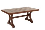 Formal Oak Color Dining Room Wooden 1pc Rectangle Dining Table w Leaf Elegant Design Furniture - as Pic