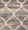 Granada Trellis Blue/Brown/Tan Area Rug - as Pic