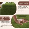 Modern Sofa Bed,Velvet Sleeper Couch,3 Seater Tufted Sofa,And Adjustable Backrests For Small Spaces, Living Room, Bedroom - blackish green
