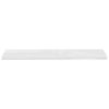 Floating Wall Shelves 2 pcs High Gloss White 47.2"x9.3"x1.5" MDF - White