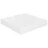 Floating Wall Shelf High Gloss White 9.1"x9.3"x1.5" MDF - White