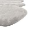 Gloss White Faux Fur Area Rug - as Pic