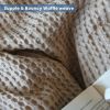 100% Cotton Waffle Weave Throw Blanket 50x70 inch