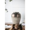 13x13x16" Round Sienna Brown Ceramic Accent Vase - as Pic