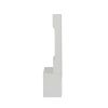 Coat Rack with Storage Shoe Cabinet - White